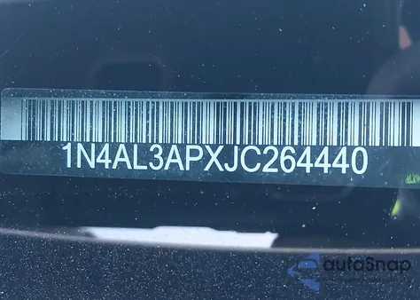 2018 Nissan Altima 2.5 Sv z USA, uszkodzony, nr VIN 1N4AL3APXJC264440